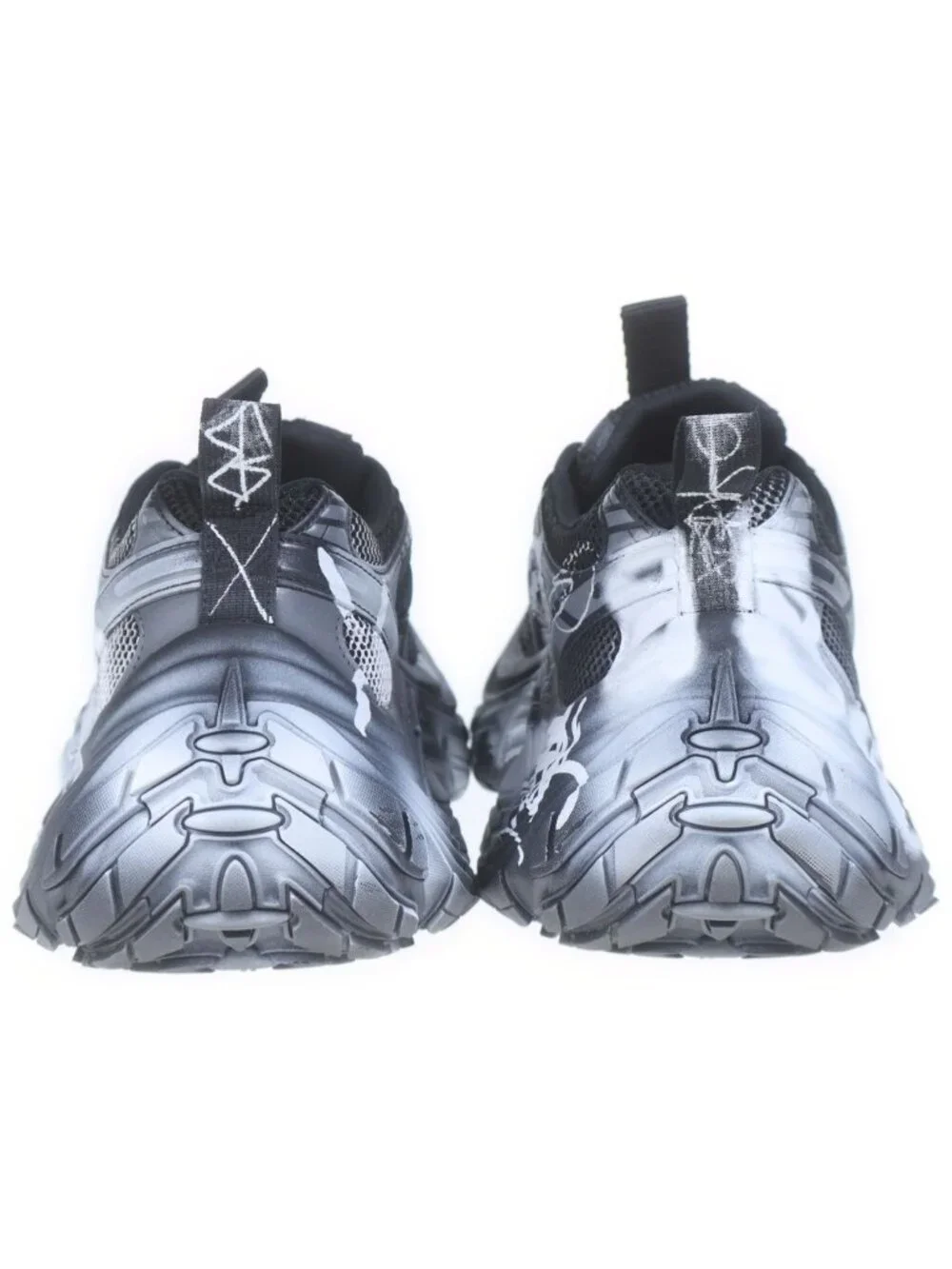 Balenciaga Mesh Low Cut Sneakers Black
